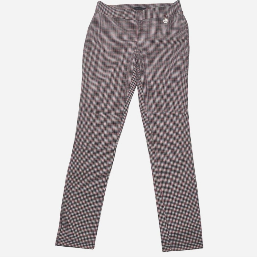 Tommy Hilfiger Red and Black Checkered Pants